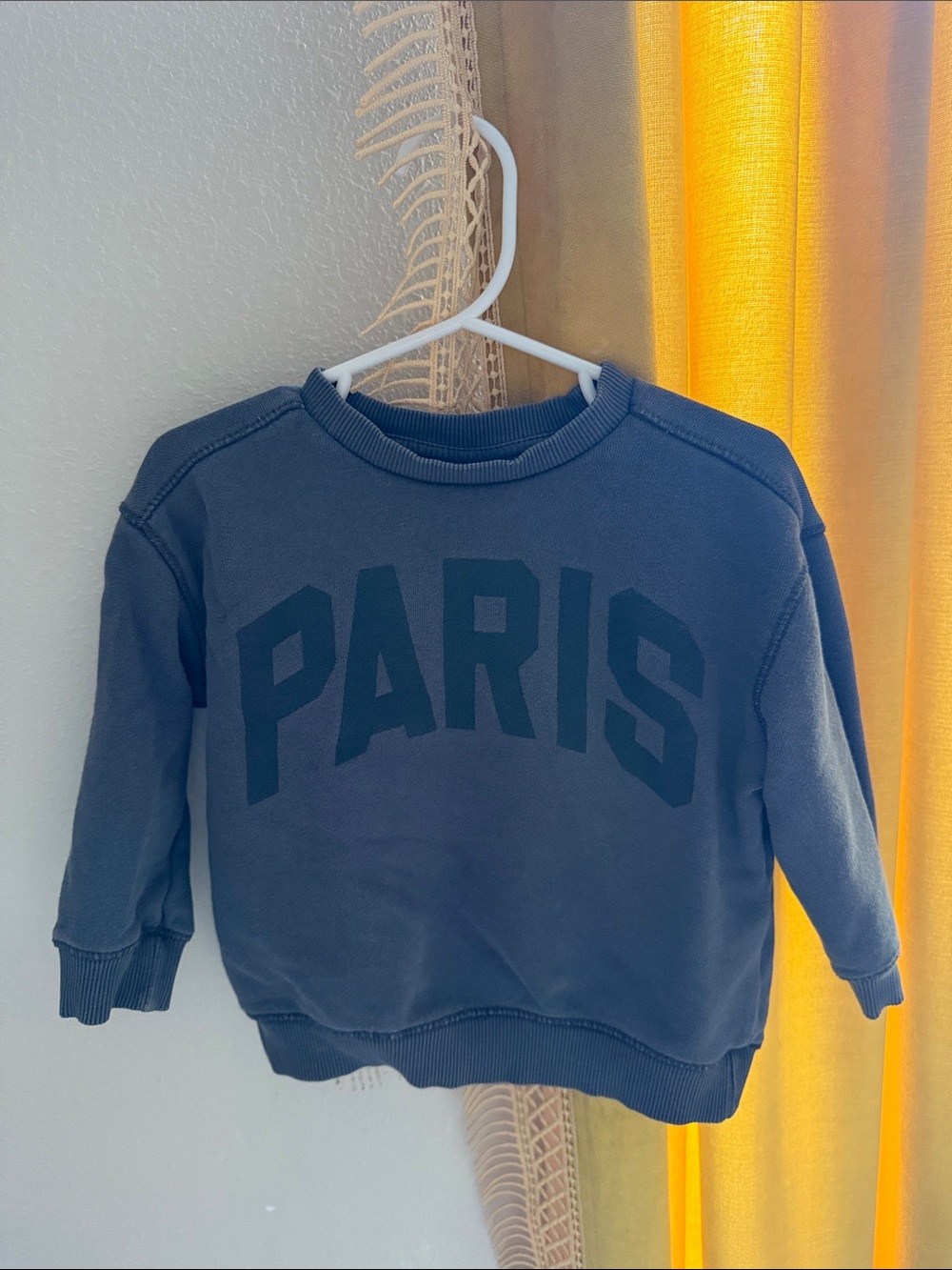 Zara Dark Gray Graphic Crewneck Sweatshirt 1.5Y